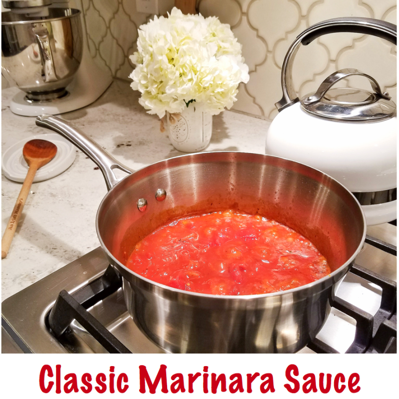 Classic Marinara Sauce for Two!